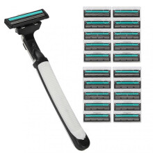 Traditional Men's Manual Beard Shaver Facial Beard Hair Removal Safety Razors Beard Shaving Tool