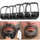 (Black) 5 Sizes Goatee Shaving Template Beard Guide Shaper Beard Shaping & Styling Template For Men lucky 1