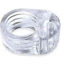 4 pieces transparent door handle protector and wall protector for window handle to protect against marks, transparent, 3.1 * 2.3 * 13cm