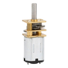 (As show, One size) 12FN20 DC6V 200RPM 1:2 Speed Reduction Gearwheel Gear Motor Stainless Steel Mini DC Motor