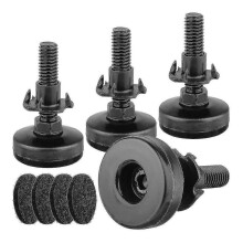 4 Pack Furniture Adjustable Furniture Height Leveling Leg T-nut Kit