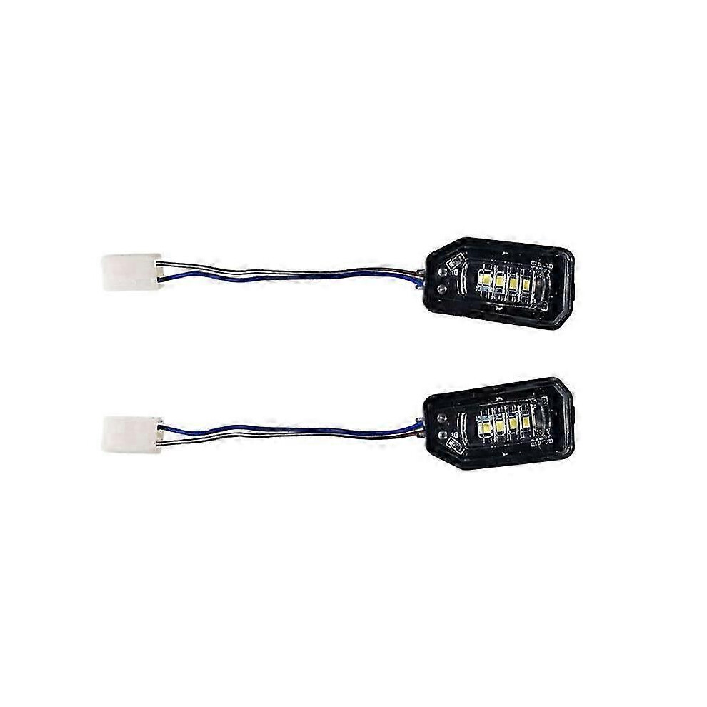 (As Show, One Size) A0999064302 Led Side Mirror Puddle Lamps Compatible With - W205 W213 W222 Glc X253 2014-2020 No Camera White 4909775978889