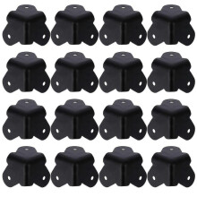16pcs Speaker Cabinet Corner Protectors Rounded Metal Corner Protector