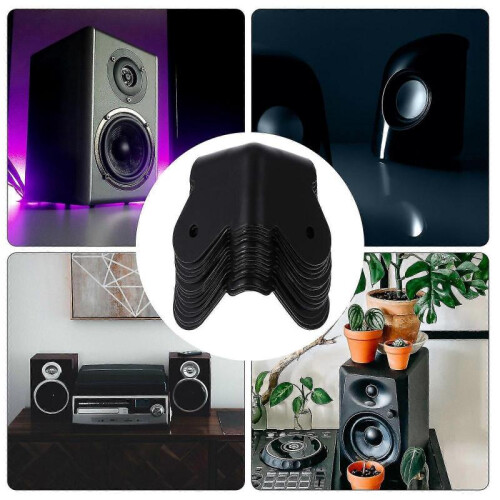 16pcs Speaker Cabinet Corner Protectors Rounded Metal Corner Protector 2