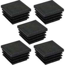 30 Pcs Square Tube Plugs 30 X 30 Mm, Plastic Pipe Plugs, Square Tube End Cap for Tables, Shelves, Cabinets Starlight -cdsx