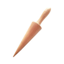 (As show, One size) Ice Cream Waffle Cone Roller, Strong and Smooth Cone Roller, Wooden Pizzelle Cone, Handle Waffle Co
