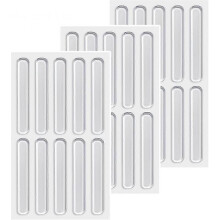 Transparent Protective Pads, 30PCS Rubber Bumper Mats 65*10*3mm