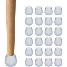 24Pcs Chair Leg Cap, Chair Leg Protector, Chair Leg Cap, Round Chair Leg Cap, Prevent Scratching Noise12-16 mm