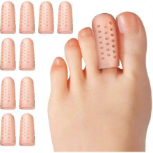 Toe Protectors, 10 Pieces Breathable Toe Protectors, Small Toe Cap, Relieves Pain Caused By Corns, Blisters, Calluses, Ingrown Toen
