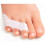 Toe Spreader Small Toe, 4pcs Silicone Toe Spacer for Overlapping Toes 1