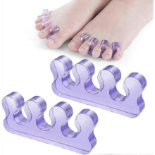 2pcs Toe Separators for Nail Polish, Silicone Toe Separator, Straighteners And Correctors
