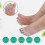 2 Pack Toe Separators Silicone Bunion Hallux Valgus Protector Divider Foot Care 2