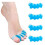 Toe Separator, Toe Spacers, Gel Toe Separators, Bunion Correctors, Toe Spacers Toe Straightener 4 Count (blue) 1