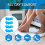 Toe Separator, Toe Spacers, Gel Toe Separators, Bunion Correctors, Toe Spacers Toe Straightener 4 Count (blue) 5