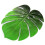 Artificial Plant Leaves Table Mats Heat Insulation Non-Slip Placemat Simulation Turtle Back Leaf Table Mats 4