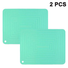 2 Pieces Large Trivets Made of Heat-resistant Silicone, 23 X 30.5 Cm