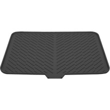 Silicone Slope draining mat bowl dish drying mat kitchen insulation non-slip mat silicone draining mat