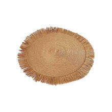 Autumn round cotton meal mat set, table mat, woven washable table mat, autumn kitchen and restaurant