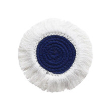 Tassel Heat Insulation Mat Cotton Woven Cotton Rope Dining Table Mat Bowl Mat Simple Coaster