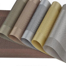 PVC western table mat hotel table mat heat insulation plate mat woven tableware mat Cup Bowl mat
