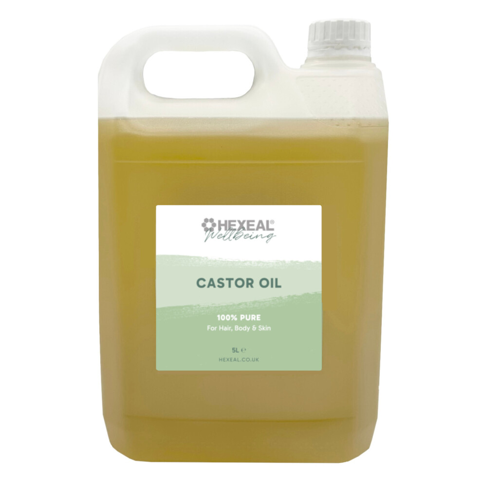 Hexeal Castor Oil 5L – 100% Pure, Cold Pressed & Food Grade
