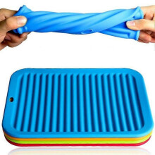 Silicone Water Filter Mat Drying Mat Sand Pot Mat Large Wave Pattern Induction Cooker Insulation Mat Dining Table Coaster Plate Mat Placemat