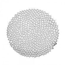 Flower pvc gilding hollow mat heat insulation non-slip placemat coffee table mat table mat decorative mat placemat