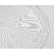 Autumn round cotton meal mat set, table mat, woven washable table mat, autumn kitchen and restaurant