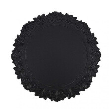 Leather Place Mat Table Mat Heat Insulation Mat Home Kitchen Cartoon Japanese Style Nordic European Style Round PVC