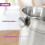 GEEZY GEEZY Stainless Steel Mini Ice Bucket with Handle Kitchen Bar Ice Cube Serving Bucket 4