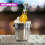GEEZY GEEZY Stainless Steel Mini Ice Bucket with Handle Kitchen Bar Ice Cube Serving Bucket 8