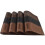 Bamboo Rectangular Table Mat PVC Western Dining Mat Teslin Placemat Woven Tableware Mat Hotel Restaurant Mat. 2