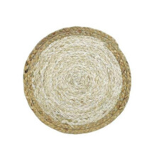 Creative Home Water Hu Lu Grass Placemat Corn Leather Placemat Straw Woven Placemat Tassel Edge Table Mat Tea Mat