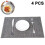 4-piece Set Heat-Resistant Stain Resistant Placemats for Kitchen Table 1