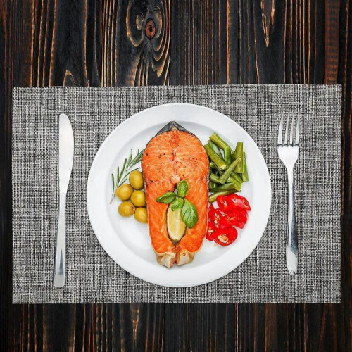 4-piece Set Heat-Resistant Stain Resistant Placemats for Kitchen Table 2