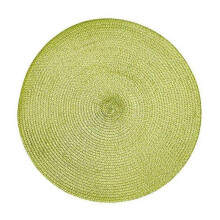 Round Placemat Style pp Woven Placemat Restaurant Dining Table Mat Household Waterproof and Oil-proof Placemat Kitchen Heat Insulation Mat