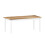 Mercers Furniture Corona White 6'0" Dining Table & 6 Chairs Set Solid Wood Pine Wooden 3
