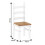Mercers Furniture Corona White 6'0" Dining Table & 6 Chairs Set Solid Wood Pine Wooden 6