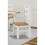 Mercers Furniture Corona White 6'0" Dining Table & 6 Chairs Set Solid Wood Pine Wooden 4