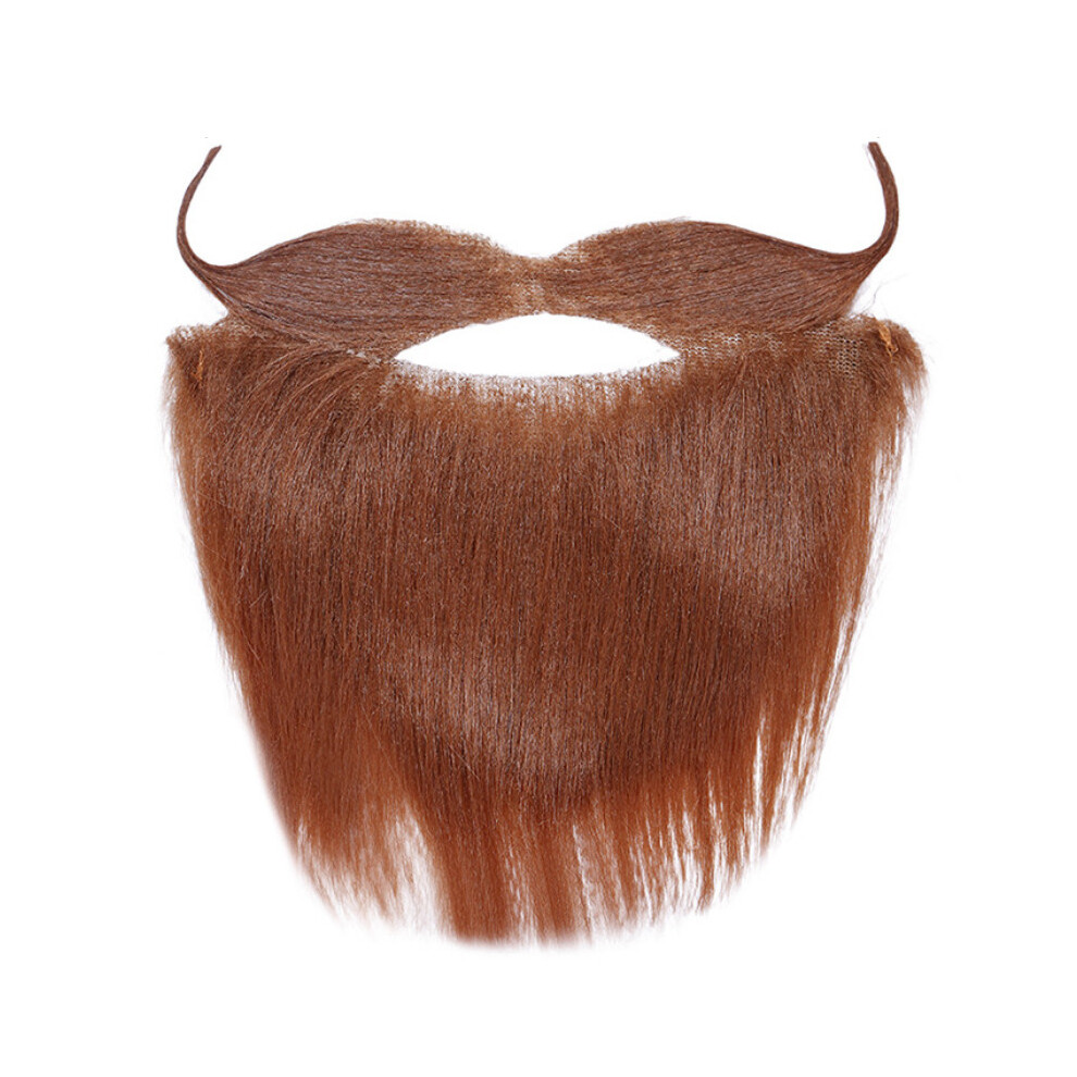 (Brown B) Wolf Monkey Simulated Face Beards Eyebrows Cosplay Halloween Party Props Fashion-image-OPC-PHGFD5V-NEW