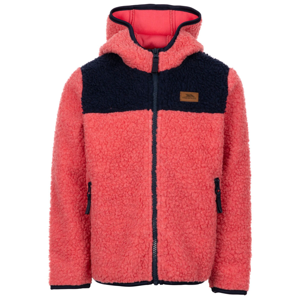 (3-4 Years, Strawberry) Trespass Childrens/Kids Lindenn Fleece Jacket