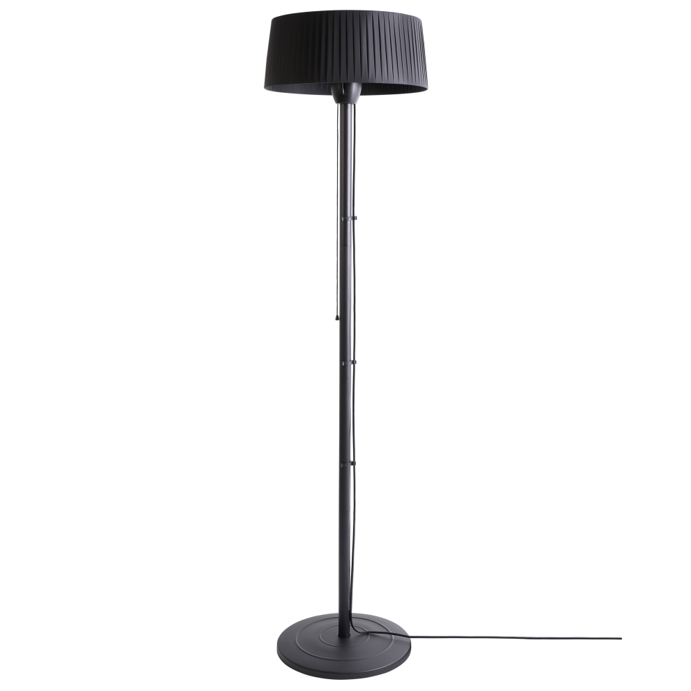 Freestanding Infrared Patio Heater VARAZZE 1500 W Black