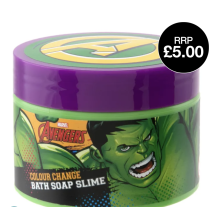 3 x Avengers Colour Changing Bath Soap Slime, 75ml