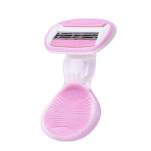 Women's Razor 4 Blades, Smooth Women's Razor Flexball Compact Women's Razor with Travel Case, Armpit Hair Knife Waterproof