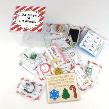 24-Tage-Adventskalender-Kit Mit Elfen-Themen-Magic Witze, Die Spaß Mit Spaß Am Feiertag Überraschen, Festliche Rätsel, Weihnachtsdekorationen