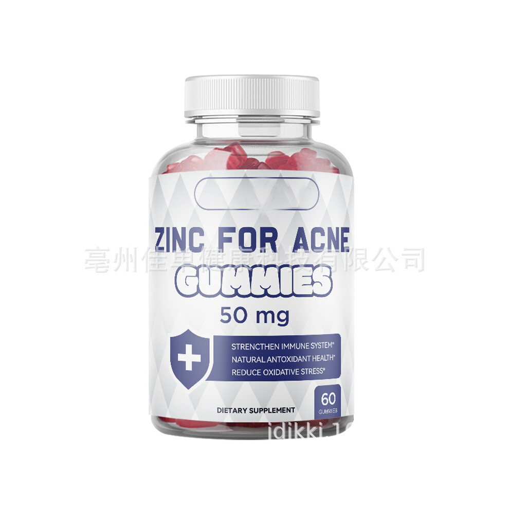 Topsrjyl (Zinc For Acne Gummies) Magnesium Glycinate Calm Gummies Helps Combat Muscle Crampst