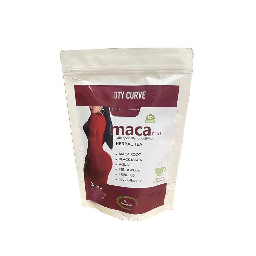 Topsrjyl Butt Black Maca Fenugreek Herbal Tea For Booty Curve - Maca Plus Formula