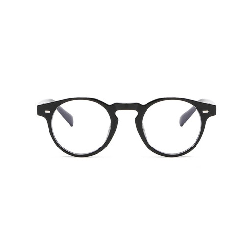(Black, +3.00 strength) Blue light protection comfortable Retro Clear Lens Reading Glasses
