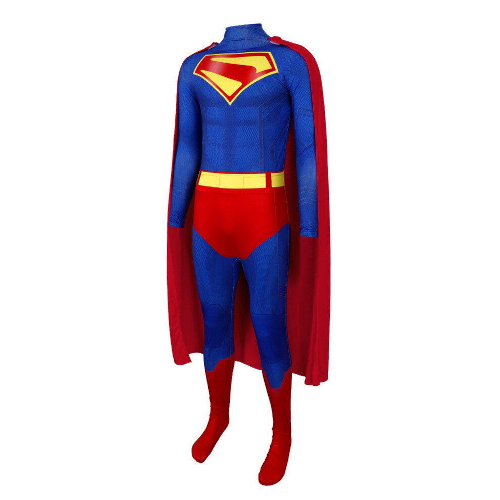 (180Cm)Ropa De Superman Cosplay Disfraz Escenario ActuacióN Para Hombres JóVenes-image