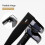 (Black, +2.50 strength) Thick Frames Blue Light Blocking Reading Glasses Clear Lens Square Glasses 6
